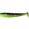 Виброхвост Grows Culture Samurai OneUp Shad 4'', цв. 25 Black/Chartreuse Glow