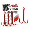 Двойной крючок Fanatik FD-1140 RED № 3/0
