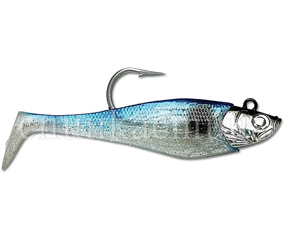 Силиконовые приманки Storm WildEye Giant Jigging Shad дл. 30см, цв. BSD