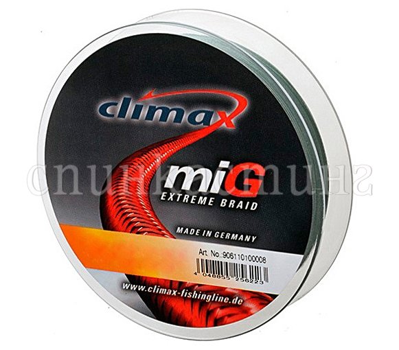 Леска плетеная Climax Mig Extreme Braid 135м, 0.06мм, цв. тёмно-зелёный