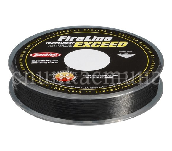 Леска плетеная Berkley FIRELINE EXCEED 110м, 0.12мм, цв. Smoke