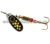Блесна Mepps Black Fury Silver/Yellow 1