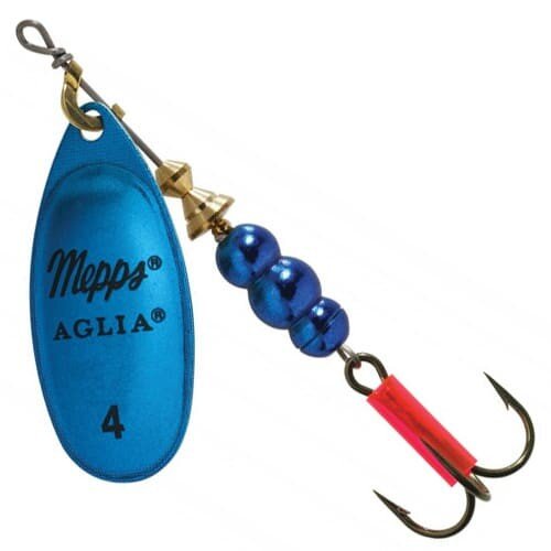 Блесны Mepps Aglia Platinum Blue/Silver №4