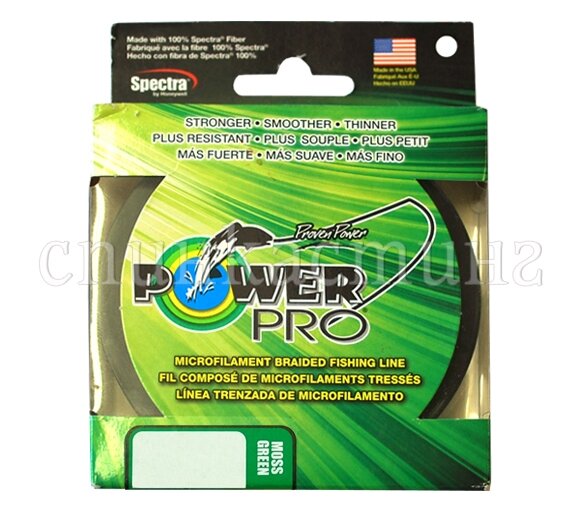 Шнур Power Pro 135м, 0,13мм, цв. Moss Green (US Market)