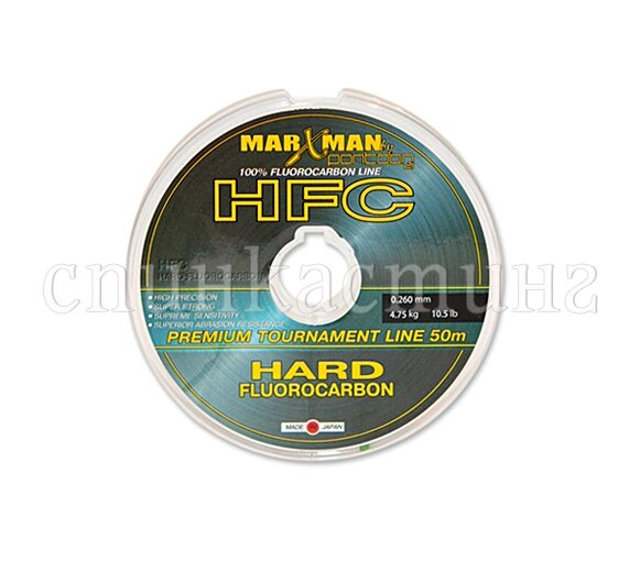 Леска флюорокарбоновая Pontoon 21 Marxman HFC 0,370 мм, 50м, цв. прозрачный